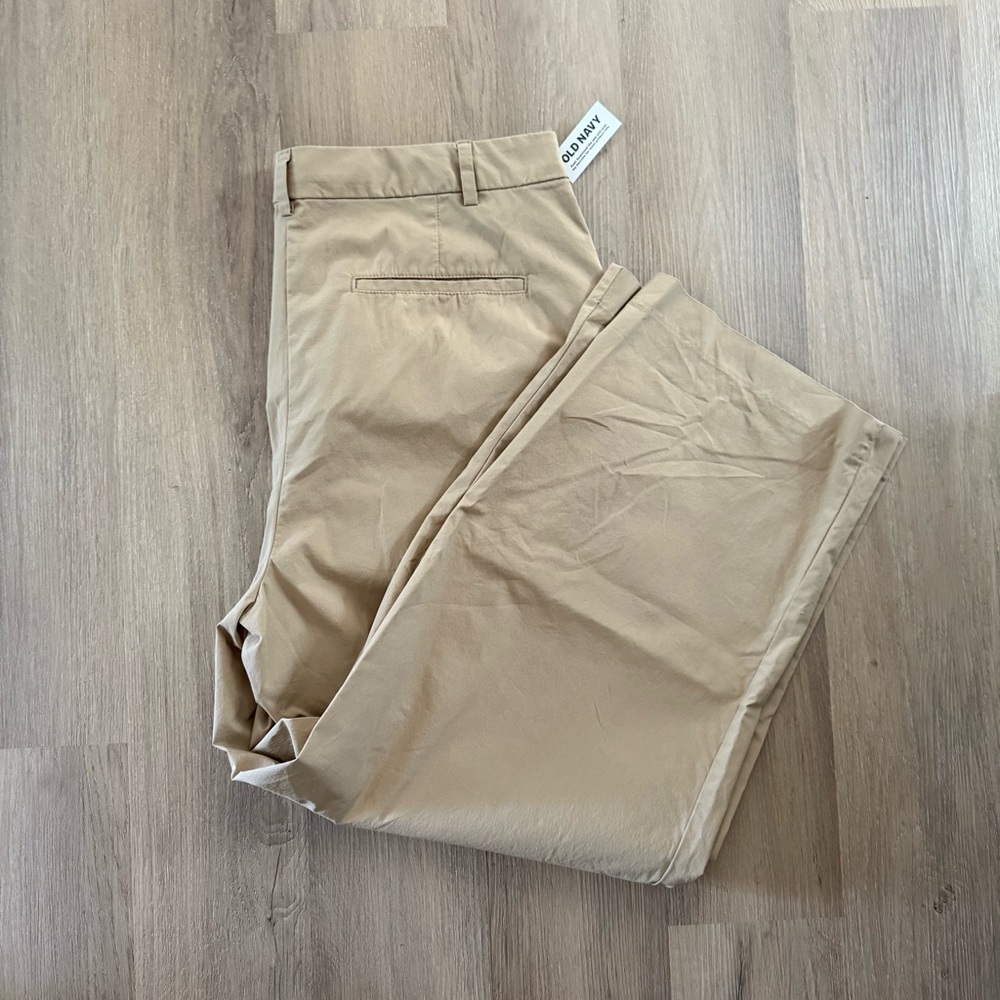 Old Navy Women’s Size 16 Extra High-Waisted Poplin Taylor Wide-Leg Trouser Pants